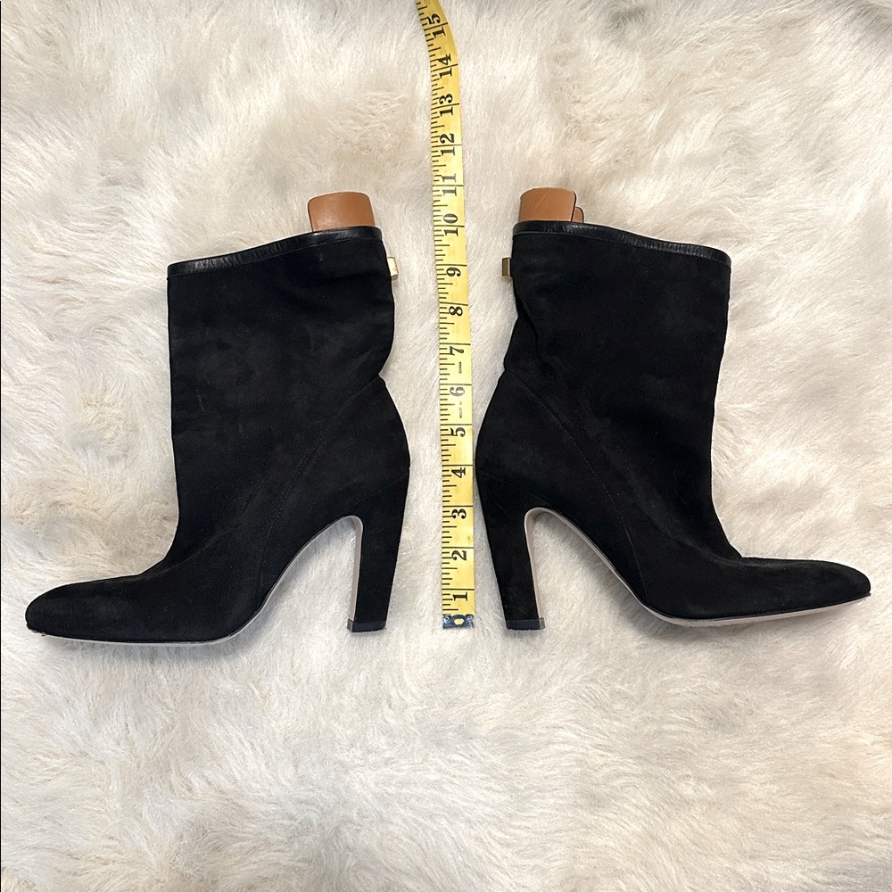 Stuart Weitzman Black Heeled Boots, worn once, excellent condition - Picture 2 of 7
